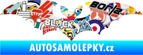 Samolepka Netopýr 006 Sticker bomb