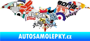 Samolepka Netopýr 007 Sticker bomb