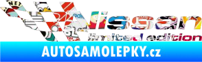 Samolepka Nissan limited edition levá Sticker bomb