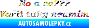 Samolepka No a co? Vařit taky neumím Sticker bomb