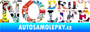 Samolepka No drift no life nápis Sticker bomb