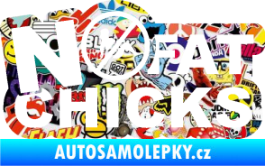 Samolepka No fat chicks 002 Sticker bomb