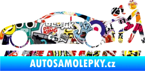 Samolepka No Free Rides Gas or Ass Sticker bomb