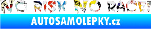 Samolepka No risk no race 002 Sticker bomb