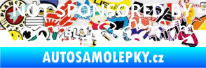 Samolepka Not sponsored by mommy a daddy nápis Sticker bomb
