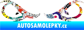 Samolepka Oči 001 Sticker bomb