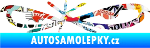 Samolepka Oči 002 levá Sticker bomb