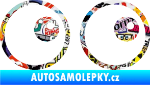 Samolepka Oči 006 pravá Sticker bomb