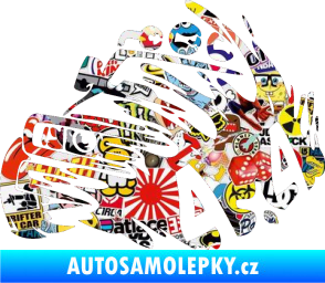 Samolepka Off Road 002 levá 4x4 Sticker bomb