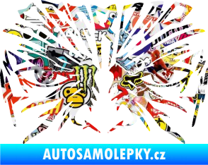 Samolepka Off Road 004 s obličejem Sticker bomb