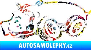 Samolepka Off Road 006 levá hroch Sticker bomb