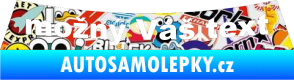 Samolepka Opel Astra G - zadní Sticker bomb