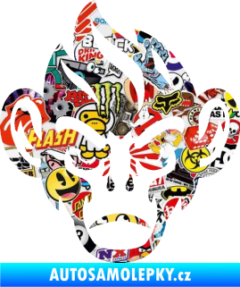 Samolepka Opičák 002 levá Sticker bomb