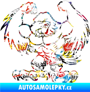 Samolepka Orel svalovec levá Sticker bomb