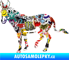 Samolepka Osel 003 levá Sticker bomb