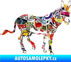 Samolepka Osel 003 pravá Sticker bomb