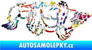 Samolepka Ostnatej levá Sticker bomb