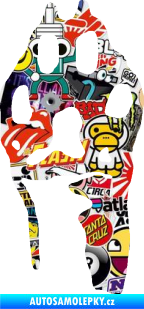 Samolepka Packa 001 levá Sticker bomb
