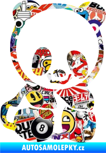 Samolepka Panda 009 pravá baby Sticker bomb