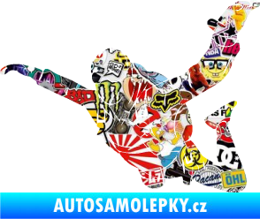 Samolepka Parašutista 004 levá Sticker bomb
