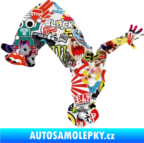 Samolepka Parkour 003 pravá Sticker bomb