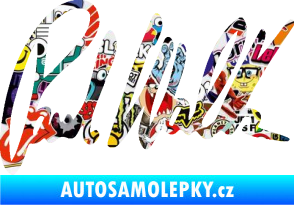 Samolepka Paul Walker 002 podpis Sticker bomb