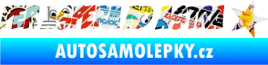 Samolepka Per Aspera Ad Astra nápis přes překážky ke hvězdám Sticker bomb