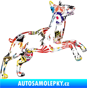 Samolepka Pes 015 pravá Bulteriér Sticker bomb
