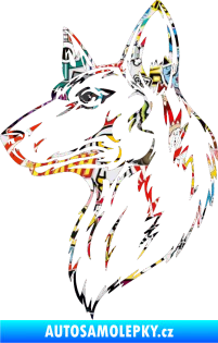 Samolepka Pes 019 levá Sticker bomb