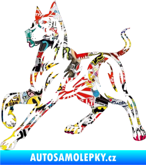 Samolepka Pes 039 levá doga Sticker bomb