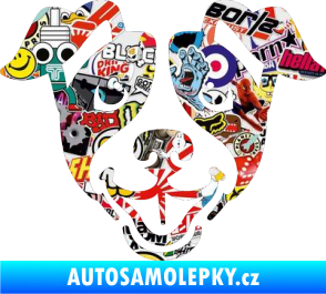 Samolepka Pes 065 Sticker bomb