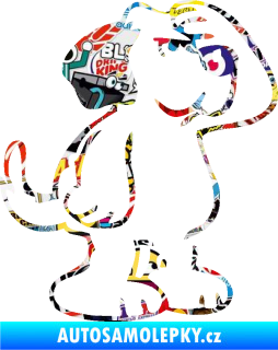 Samolepka Pes 082 pravá Sticker bomb