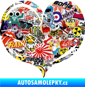 Samolepka Pes 102 levá packa Sticker bomb