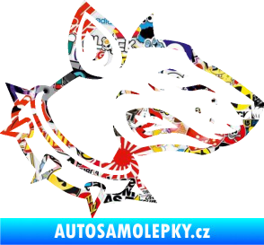 Samolepka Pes 167 pravá pitbull Sticker bomb