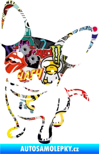 Samolepka Pes 186 levá čivava Sticker bomb