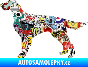 Samolepka Pes 188 levá Setr Sticker bomb