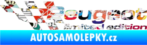 Samolepka Peugeot limited edition levá Sticker bomb