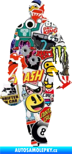 Samolepka Pilot 001 pravá Sticker bomb