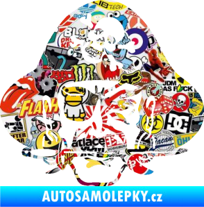 Samolepka Pirát 002 pravá Sticker bomb