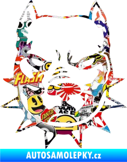 Samolepka Pitbull hlava 002 pravá Sticker bomb