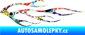 Samolepka Plameny 058 Sticker bomb