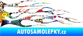 Samolepka Plameny 072 Sticker bomb