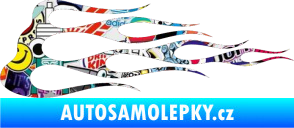 Samolepka Plameny 074 Sticker bomb