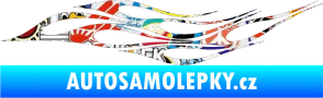 Samolepka Plameny 077 Sticker bomb