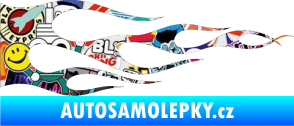 Samolepka Plameny 090 Sticker bomb