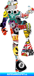 Samolepka Potápěč 001 pravá Sticker bomb