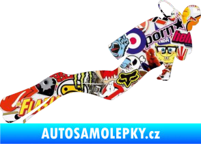 Samolepka Potápěč 005 pravá Sticker bomb