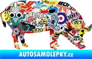 Samolepka Prase 004 pravá Sticker bomb