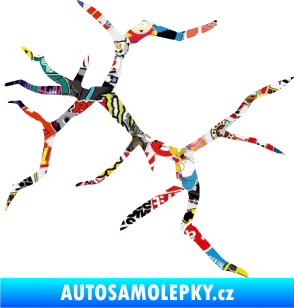 Samolepka Prasklina 007 Sticker bomb
