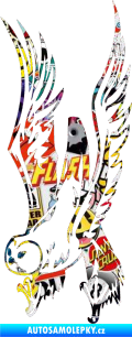 Samolepka Predators 019 levá sova Sticker bomb